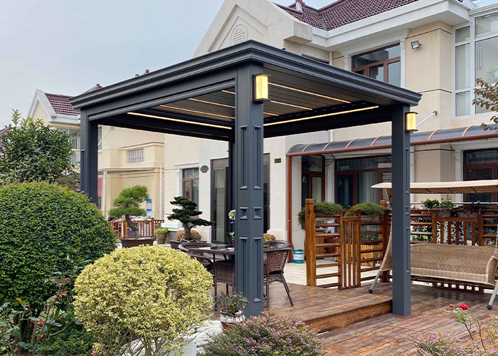 鋁合金智能涼亭的硬核特點都有哪些，這生活投資值得